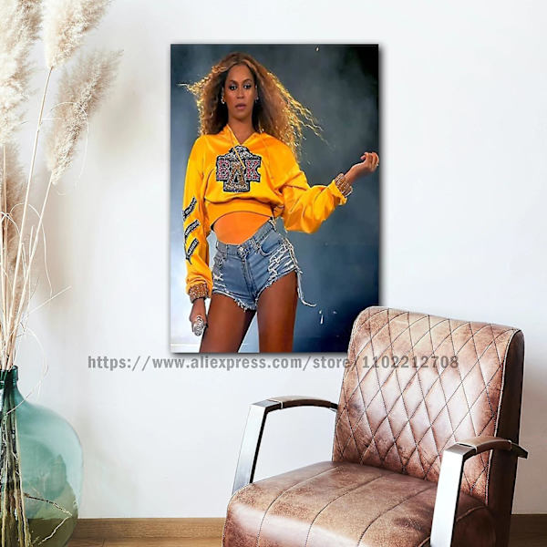 Beyoncé Affischdekoration Canvasaffisch Rum Bar Cafédekoration style 6 20x30cm No Frame