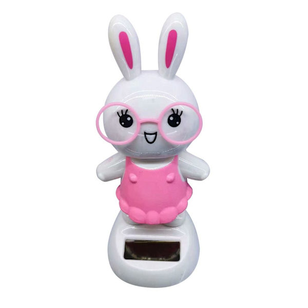 Solar Dansleksaker Swinging Rabbit Dancer ROSA Pink