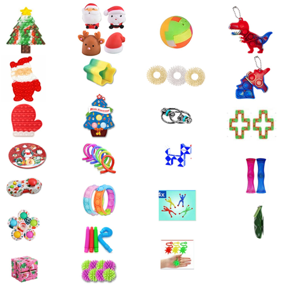 24 Days of Christmas Countdown Advent Calendar Blind Box Toy