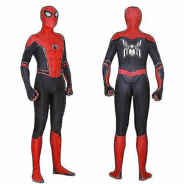 Spider Man Into The Superhero Costume Barn Miles Morales Cosplay Vuxen CNMR black 170cm Red 180cm
