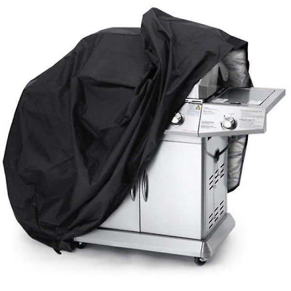 Heavy Duty Vattentät Barbecue (bbq) Cover - Svart -zz 145x61x117cm