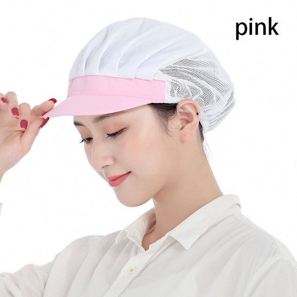 Chef Cap Cook Huvudbonad ROSA ROSA pink