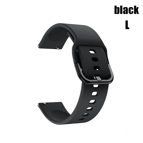 för Samsung Galaxy Watch Active 2 42mm silikon watch black L