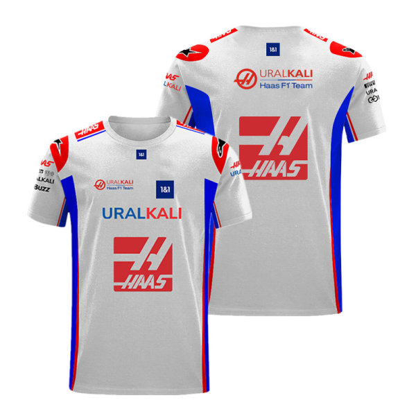 2023 sommar F1 racing kostym stilig kortärmad T-shirt för män L