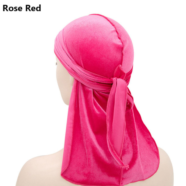 1st Durags Caps Bandana Hat ROS RÖD rose red
