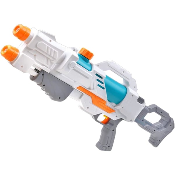 Dubbelmunstycke Water Blaster Toy Guns Beach Toys White