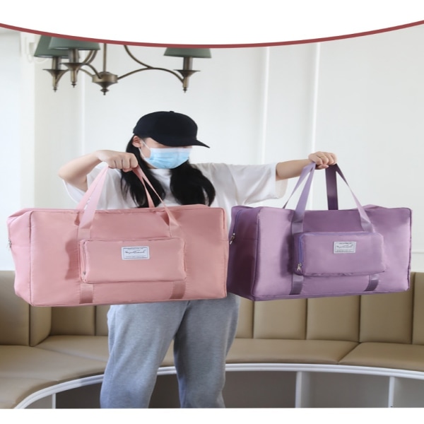 Matkalaukkulaukku Suurikokoinen kokoontaittuva matkalaukku PURPURIA purple