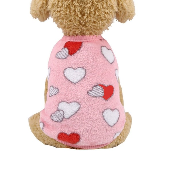 Lemmikkien vaatteet Puppy Fleece -liivi PINK M Pink M