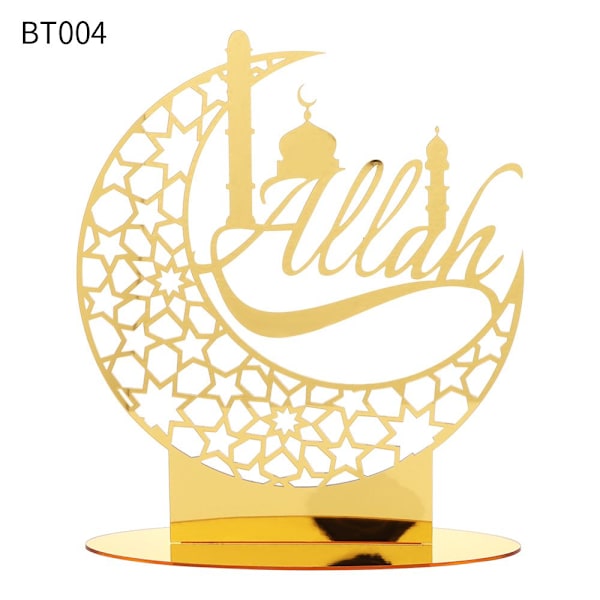 Eid Mubarak Dekor Ramadan Ornament GULD BT004 BT004 gold BT004-BT004