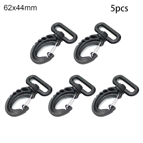 5st Hummerkarbinfjäder Quickdraws Clip 62X44MM 62x44mm