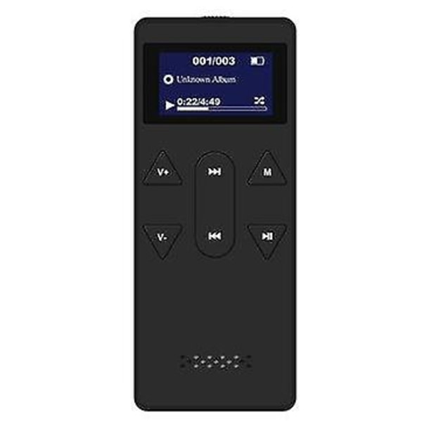 Q32 Förlustfri MP3-musikspelare med hörlurar FLAC APE E-bok FM