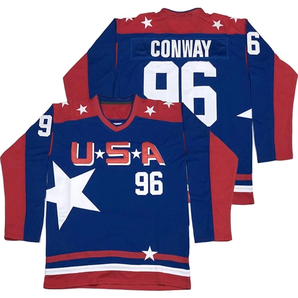 Charlie Conway Team USA Mighty Ducks filmhockeytröja 3XL