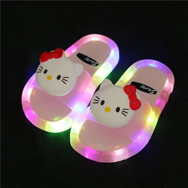 Glow girl anti slip självlysande tofflor tecknad B IU 24