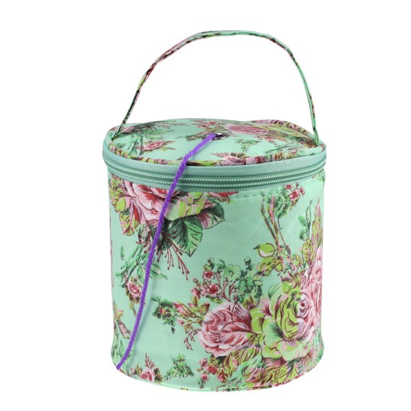 Stickgarn Virkad väska Tote DIY Craft Förvaringskorg Sy No.1