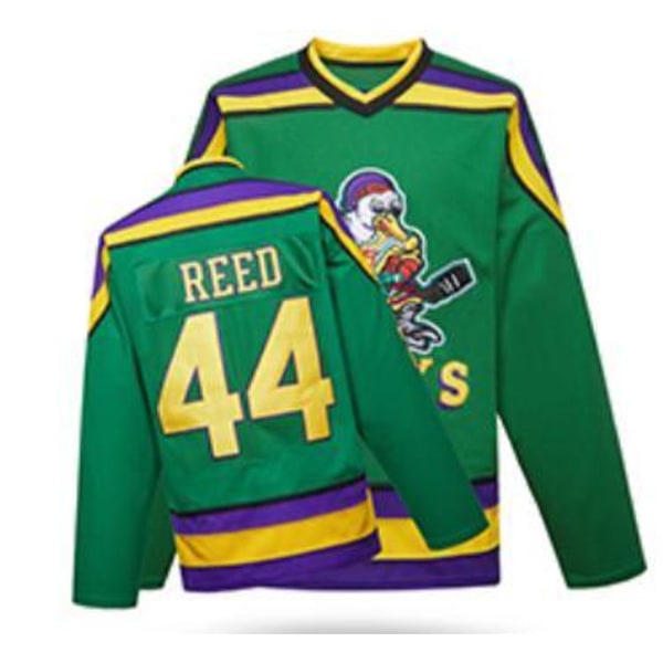 Mighty Ducks Jersey Movie Hockey Jersey #44 Fulton Reed Jersey 3XL