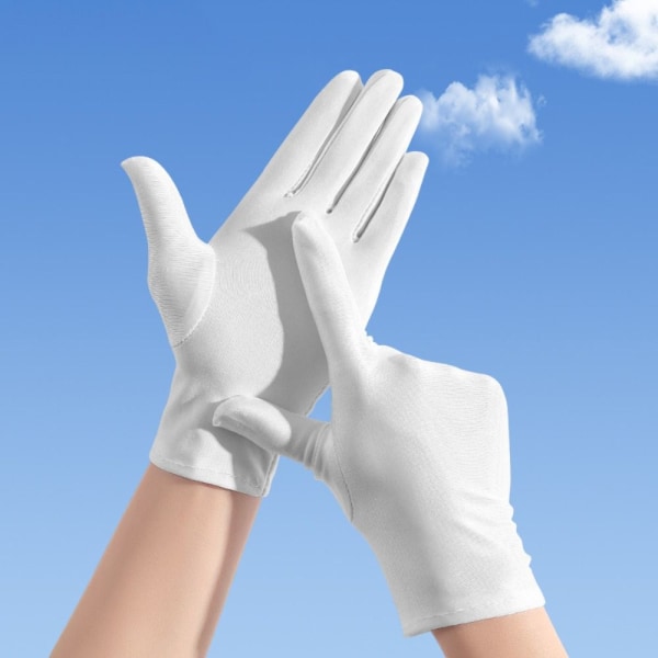 Körhandskar Ceremoniella handskar VIT white