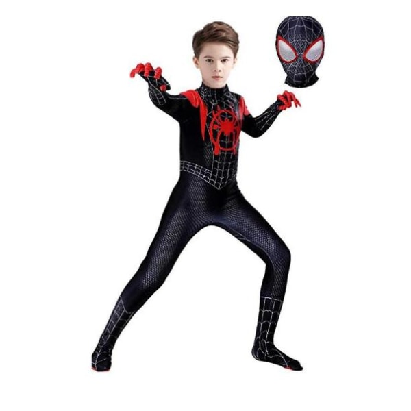 Kostym Spiderman Cosplay Jumpsuit Halloween Cosplay Kostym 110cm 160cm