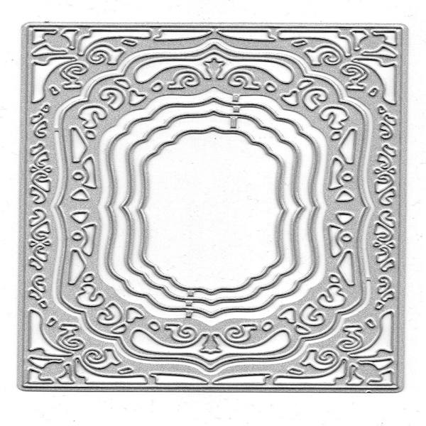 Die Cuts Metal Die Cuts GRÅ SET grey 4.92x3.46inset-set