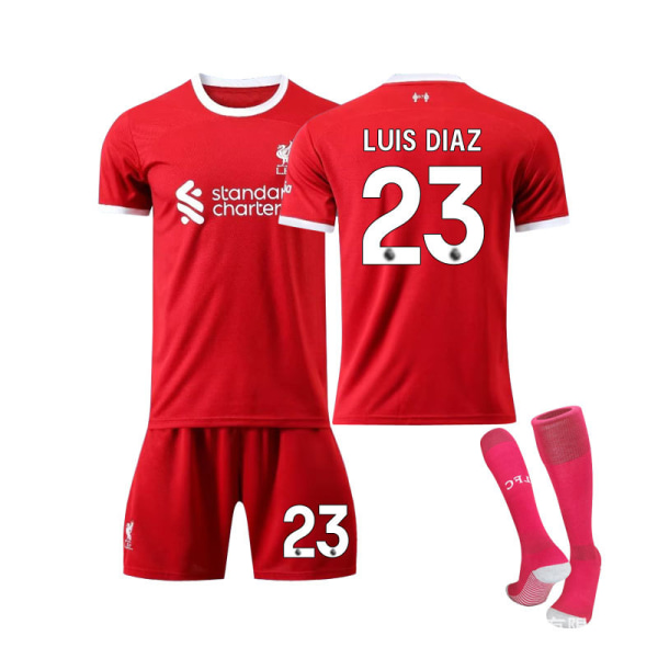 23-24 LIVERPOOL HOME #23 LUIS DIAZ TRÄNINGSKIT 28