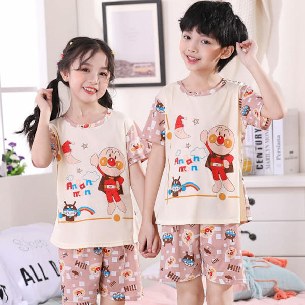 Pyjamas för barn Set bomullspyjamas style1 8