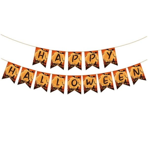Halloween Banner Bakgrund Inredningshänge B B B