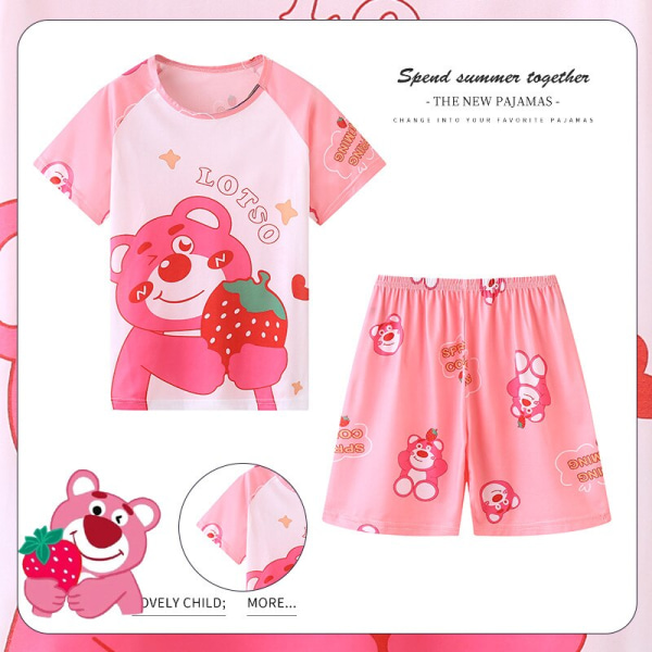 2023 ny sommar print pyjamas barnkläder set style3 10