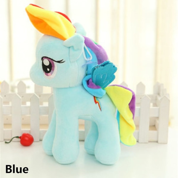 25CM My Little Pony Unicorn Toys BLÅ blue