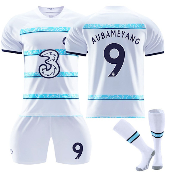 22-23 Chelsea bortatröja NO.9 Aubameyang tröja träningsdräkt 28