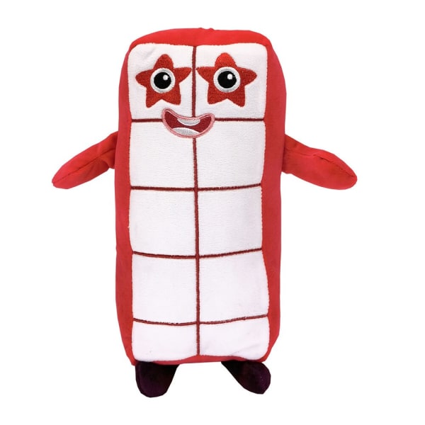 10style Numberblocks Plysch Educational Number Blocks Dockleksak ten