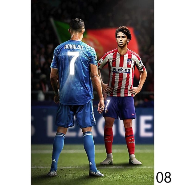 Ronaldo Tapet Fotbollsstjärna HD Affisch Väggdekoration 8