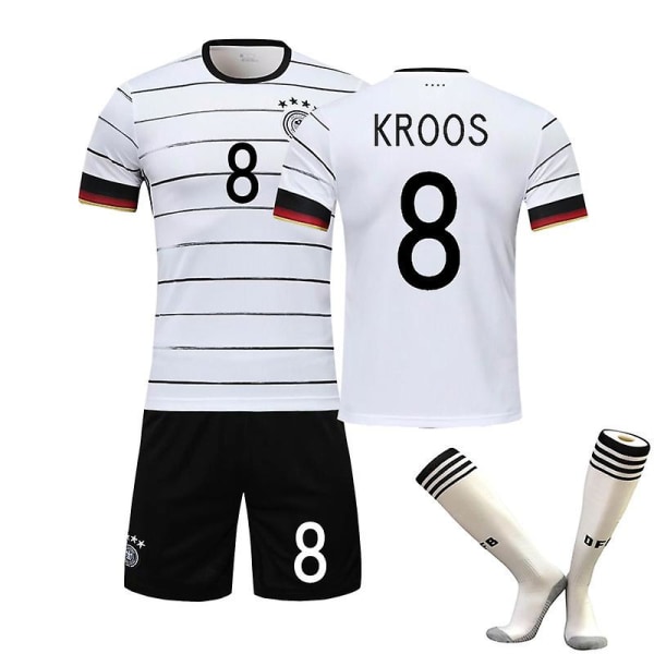 T-shirtshorts för träning i tysk fotbollströja passar ny säsong 22 KROOS 8