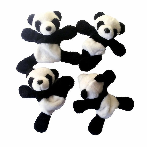 1 st Söta mjuk plysch Panda kylskåpsmagnet klistermärken