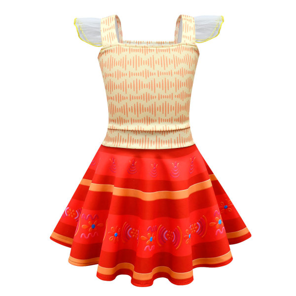 Klänning Encanto Magic Full House Girls Dress Sling Balett Kjol dress 150cm
