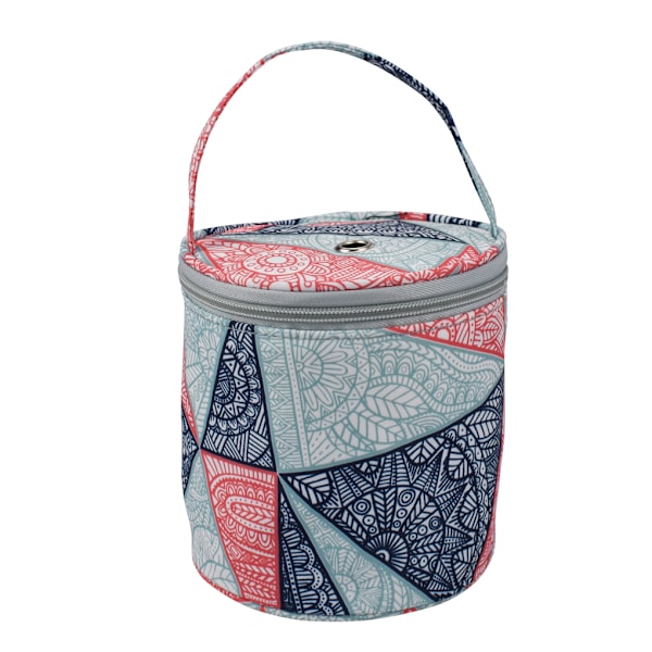 Stickgarn Virkad väska Tote DIY Craft Förvaringskorg Sy No.2