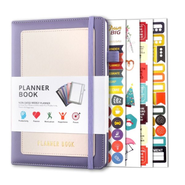 Agenda Planner Notebook LILA Purple