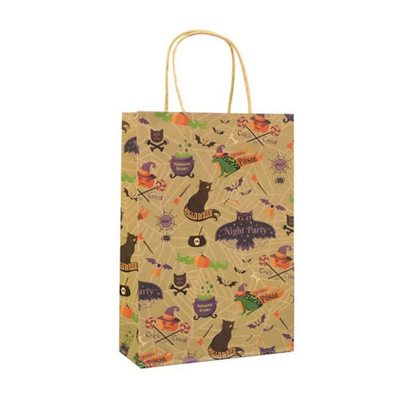 Halloween papperspåse Cookie Godispåse STIL 3 STIL 3 Style 3