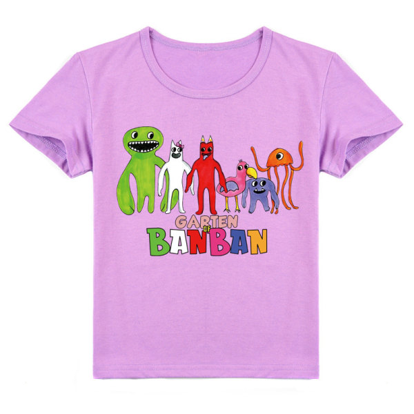 Barns Garten of Banban kortärmad T-shirt för sommaren Purple 110cm