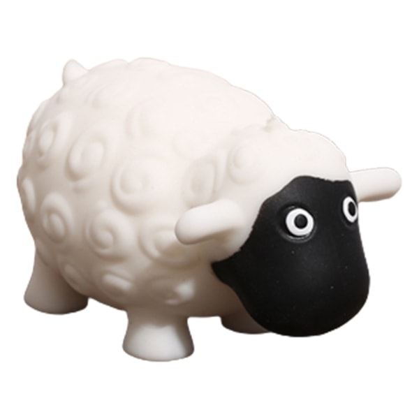 Söt lammklämleksak Nyhet Sensorisk klämleksak Mjuk klämbar dekompressionsleksak Vent Pinch Sheep