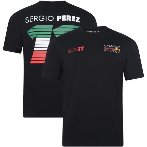 2023 nya F1 Team Racing Jersey Bulls #11 T-shirts black L