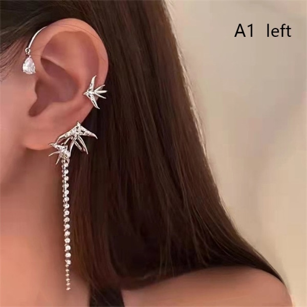 Utsökt Animal Bird Pattern Ear Wrap Wear Tofs Dam Earrin A1