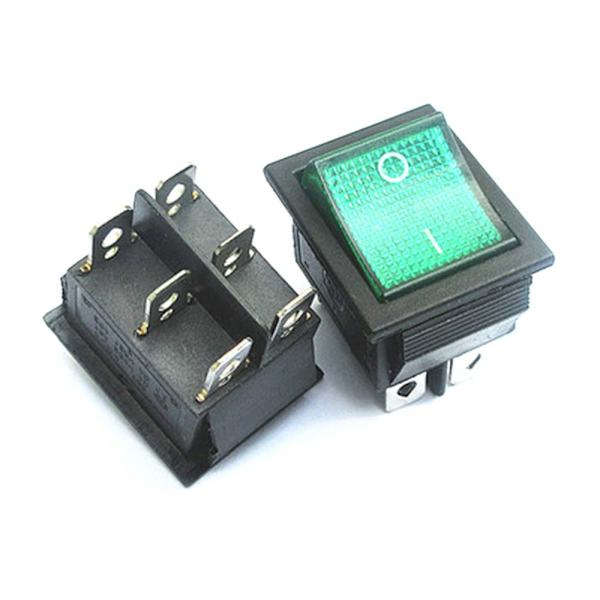 Strömställare Självlåsande/spärrande GRÖN 6-PIN 2:A VÄXEL 6-PIN 2:A green 6-Pin 2nd Gear-6-Pin 2nd Gear