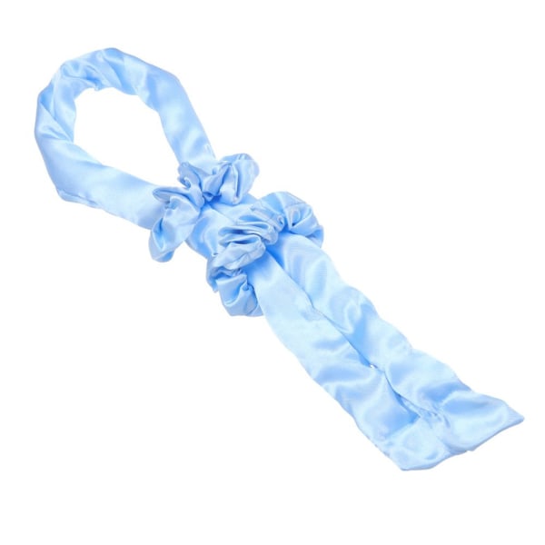 Heatless Curl Ribbon Pannband Lazy Curler LJUSBLÅ Light Blue