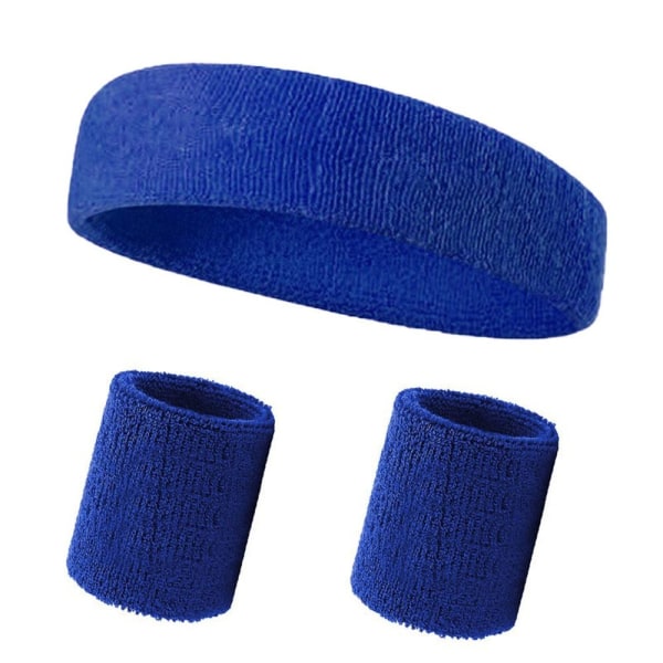 1set Wrist Wraps Armband BLÅ Blue
