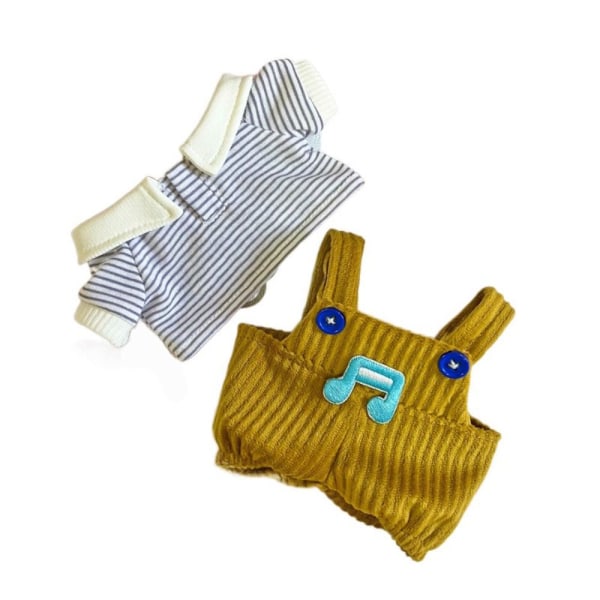 20 cm T-shirt byxor för dockkläder 1 1 1