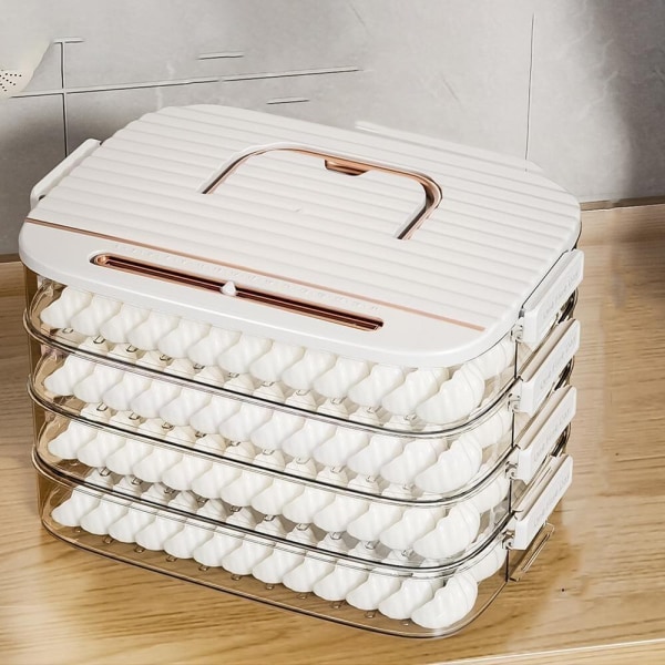 Dumpling Box Mat Tätningsbox VIT FYRA LAGER FYRA LAGER White Four Layers-Four Layers