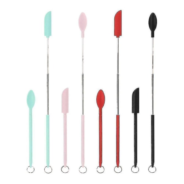 Silikonsåsspatel Livsmedelsklassad mini silikonspatel black