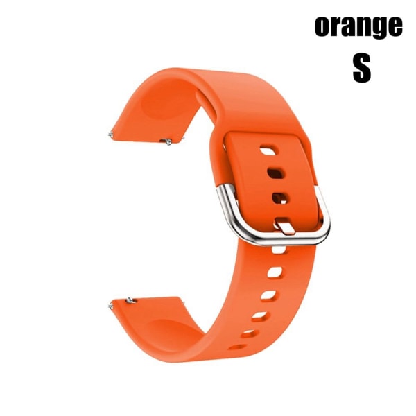 för Samsung Galaxy Watch Active 2 42mm silikon watch orange S