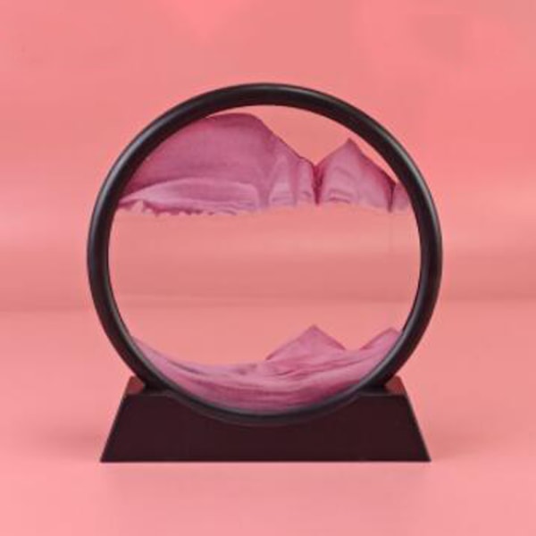 Rörande sandram Sand Motion Art PINK pink