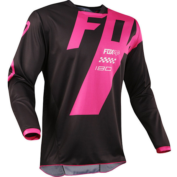 FOX downhill kostym sommar bergsväg bil lok riddräkt långärmad T-shirt black XXL