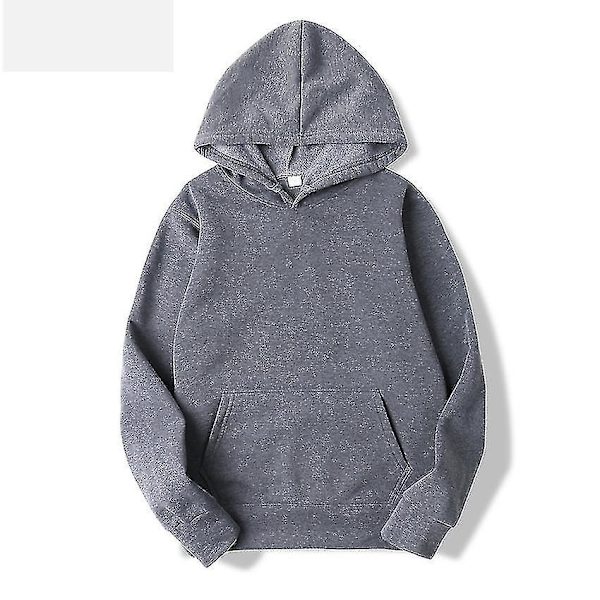 Luvtröjor för män Höst Man Casual Hoodies Sweatshirts darkgray